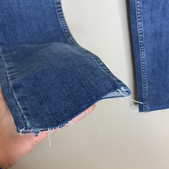 Free People | Distressed Denim Skinny Leg Jeans | Snap Button Crotch NWT - Picture 7 of 12